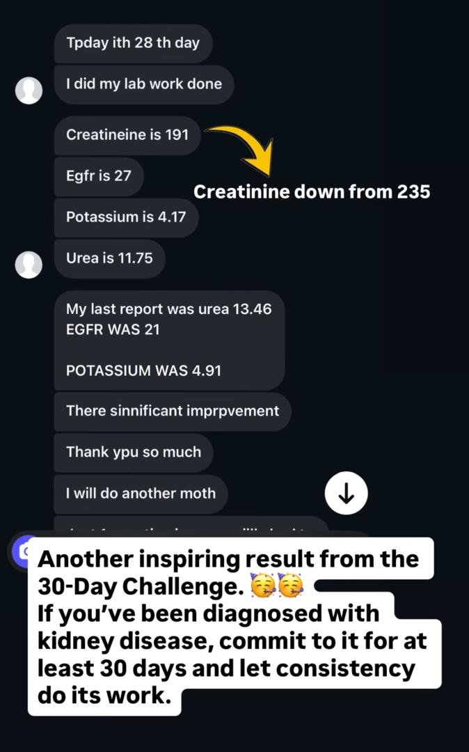 Message from a challenge participant
